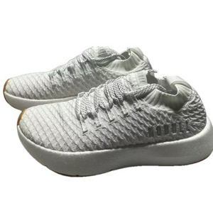 NEW NO BULL Knit SC Runner Mens Size 6.5 Mid Top Lace Up Comfort Sneakers White